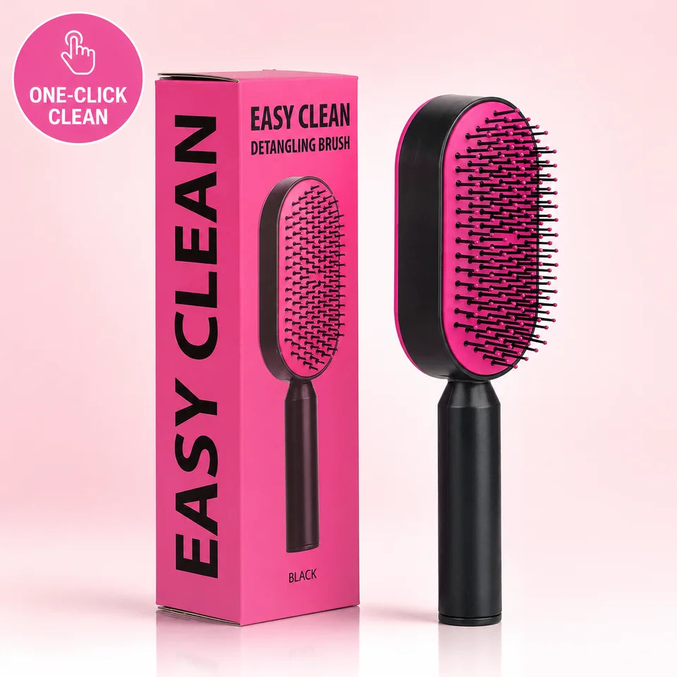 Self-Cleaning Detangling Hair Brush